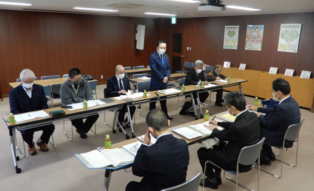 9項目について県連と県が話し合った（11月22日・神戸市）